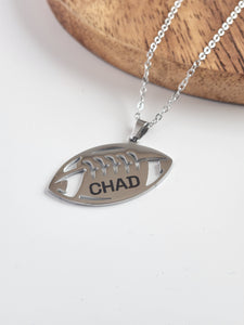 Personalized Football Necklace – Score Big on Style!
