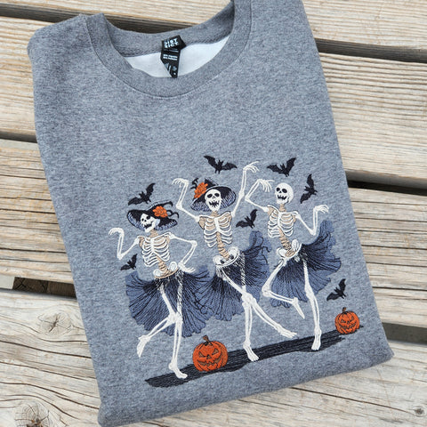 Dancing Skeleton Crewneck