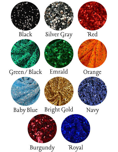 Sequin School Spirit Crewneck