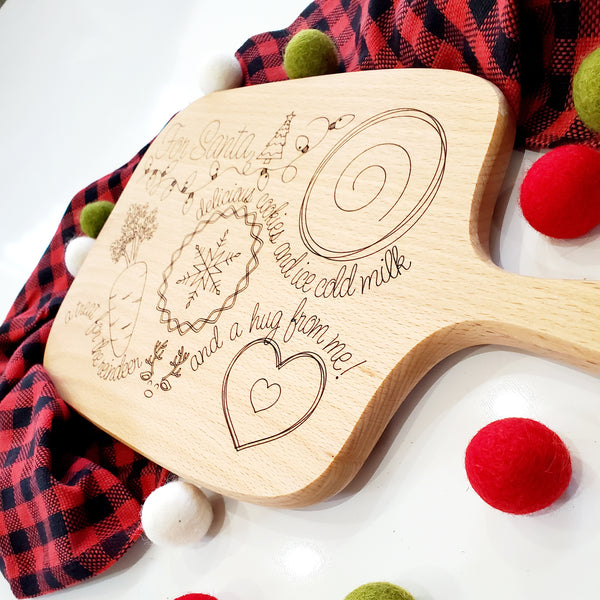 Christmas For Santa Cutting Board - Home Decor