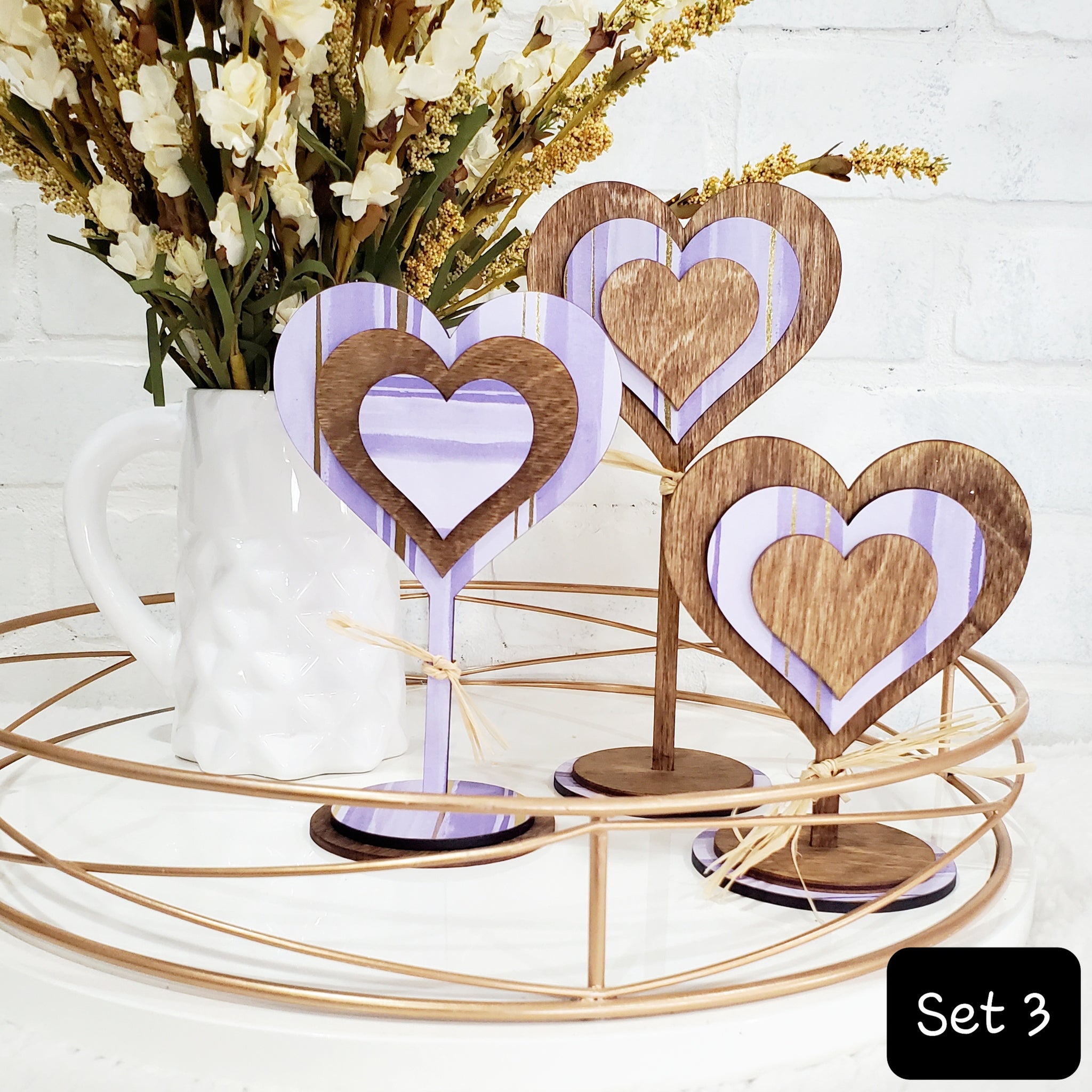 Valentine's Day Heart Trio