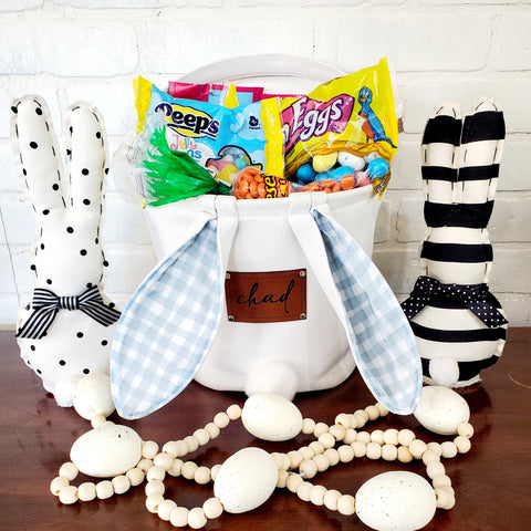 Gingham Easter Basket