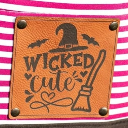 Purple Stripe Halloween Basket